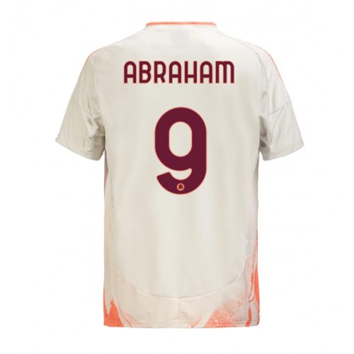 Fotbalové Dres AS Roma Tammy Abraham #9 Venkovní 2024-25 Krátký Rukáv